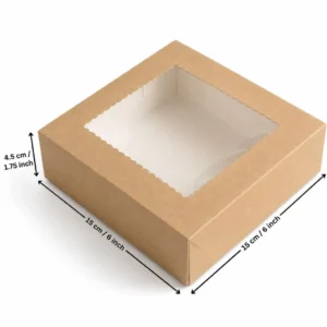 4pc brownie box