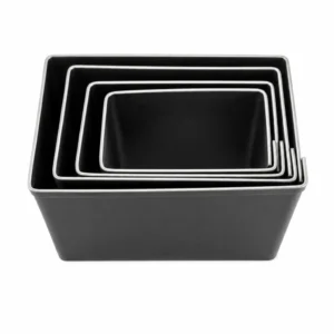4pc Rectangle Stainless Steel Cookie Cutter