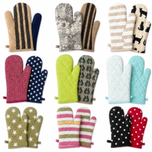 Cotton Mittens / Oven Gloves