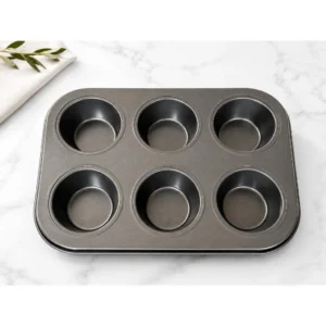 6pc Nonstick Cupcake Tray