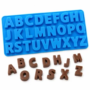 A β Z Alphabet Silicone Chocolate Mould