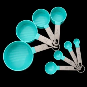 Blue measuring cup set 1