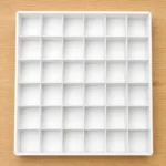 Brownie tray with cutter