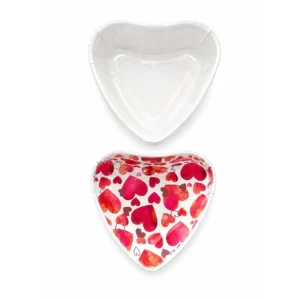 Heart Shaped Bake & Serve Cups 10pc ( Heart Prints )