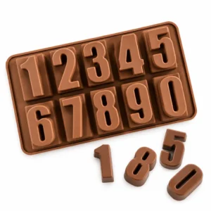 Number Chocolate Silicone Mould