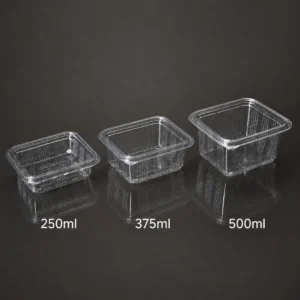 PVC 500ml Hinged Box
