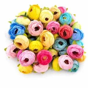 Peony Artificial Flower for Cake Decoration ( 5 pc Pack )