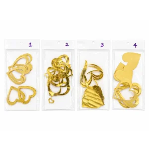 Acrylic Heart Topper Pack Of 10