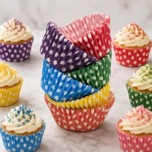 Cupcake Liners 100pc ( Random design ) - 9cm Size