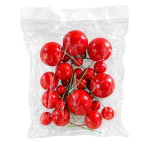 Red Faux Ball - 20pc Pack