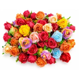 Rose Artificial Flower for Cake Decoration ( 5 pc Pack )