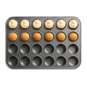 24pc Nonstick Mini Cupcake Tray with 50pc Liners