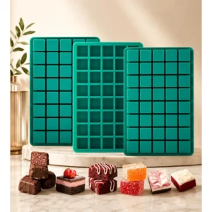 40-Cavity Square Candy Silicone Molds | Perfect for Caramel, Chocolate, Praline & Gummy