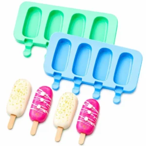 Silicone 4 Cavity Cakesicle Molds