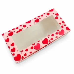 2pc Heart Theme Brownie Box - 5 piece