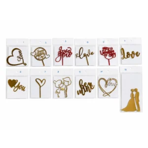 3inch Acrylich Love Toppers