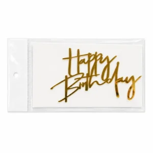 Happy Birthday Acrylic Cutout Topper  - Design 3