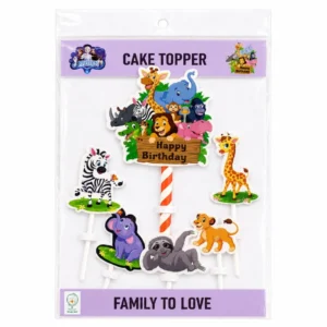 Animals Theme Cake Topper - Design 1