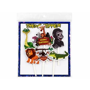 Animals Theme Cake Topper - Design 2