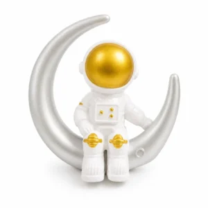 Astronaut Moon Theme Cake Topper - 1 pc