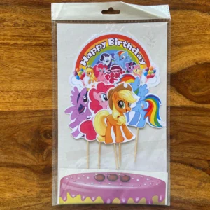 My Little Pony Theme Cake Toppers