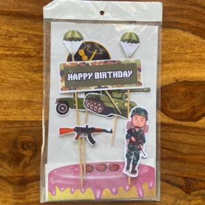 Soldier Theme Theme Cake Toppers | Army Theme