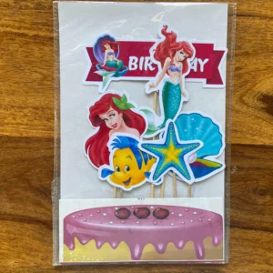 Little Mermaid Theme Cake Toppers | Ariel Theme