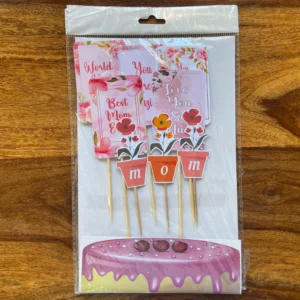 Mom Theme Cake Toppers | Best Mom Theme
