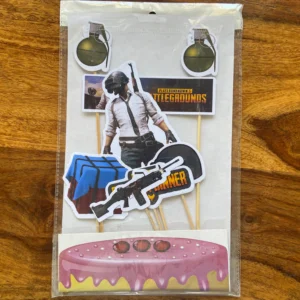 PUBG Theme Cake Toppers