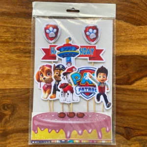 Paw Patrol Theme Cake Toppers