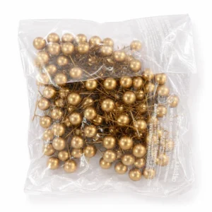 Mini Faux Ball 100pc Pack - Gold