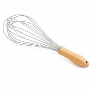 Heavy Balloon Whisk with Wooden Handle
