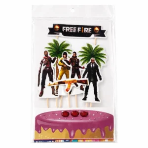 Free Fire Theme Cake Topper