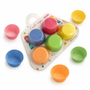 Rainbow Colors Cupcake Liners 125pc