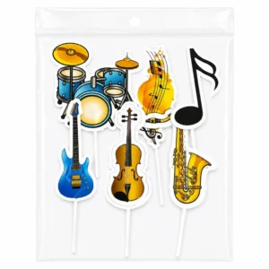 Music Theme Cake Topper
